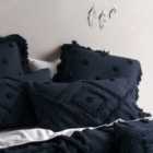 Linen House Adalyn Pillowcase Pair Cotton Indigo