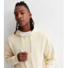 Cream Pocket Front Relaxed Fit Hoodie