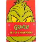 Pack of Three The Grinch Notebooks