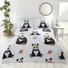 Rapport Home Pandas Double Multicolour Duvet Set