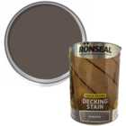 Ronseal Quick Drying Rocky Grey Decking Stain 5L